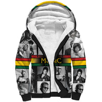 African-American Black Music Month Sherpa Hoodie Legends Tribute