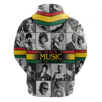 African-American Black Music Month Zip Hoodie Legends Tribute