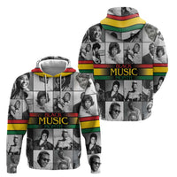 African-American Black Music Month Zip Hoodie Legends Tribute