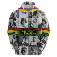 African-American Black Music Month Zip Hoodie Legends Tribute