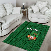 Malawi Football Area Rug Come On Flames - Green - Wonder Print Shop