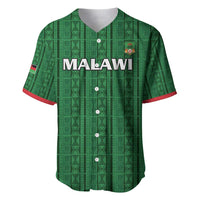 Custom Malawi Football Baseball Jersey Come On Flames - Green - Wonder Print Shop