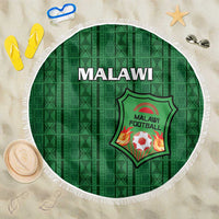 Malawi Football Beach Blanket Come On Flames - Green - Wonder Print Shop