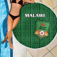 Malawi Football Beach Blanket Come On Flames - Green - Wonder Print Shop