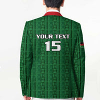 Custom Malawi Football Blazer Come On Flames - Green - Wonder Print Shop