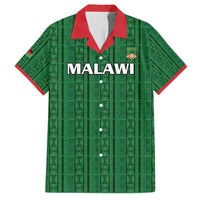 Custom Malawi Football Family Matching Tank Maxi Dress and Hawaiian Shirt Come On Flames - Green - Wonder Print Shop