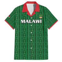 Custom Malawi Football Hawaiian Shirt Come On Flames - Green - Wonder Print Shop