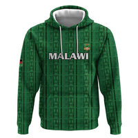Custom Malawi Football Hoodie Come On Flames - Green - Wonder Print Shop