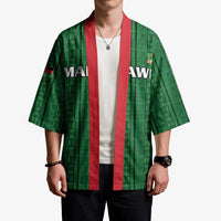Custom Malawi Football Kimono Come On Flames - Green - Wonder Print Shop
