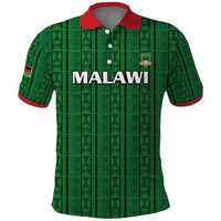 Custom Malawi Football Polo Shirt Come On Flames - Green - Wonder Print Shop