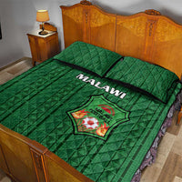 Malawi Football Quilt Bed Set Come On Flames - Green - Wonder Print Shop