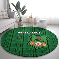 Malawi Football Round Carpet Come On Flames - Green - Wonder Print Shop