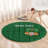 Malawi Football Round Carpet Come On Flames - Green - Wonder Print Shop