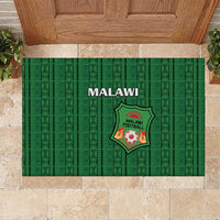 Malawi Football Rubber Doormat Come On Flames - Green - Wonder Print Shop