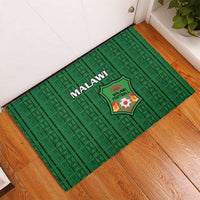 Malawi Football Rubber Doormat Come On Flames - Green - Wonder Print Shop