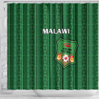 Malawi Football Shower Curtain Come On Flames - Green - Wonder Print Shop