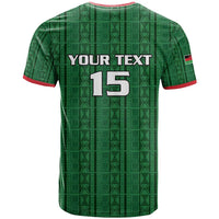 Custom Malawi Football T Shirt Come On Flames - Green - Wonder Print Shop