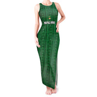 Custom Malawi Football Tank Maxi Dress Come On Flames - Green - Wonder Print Shop