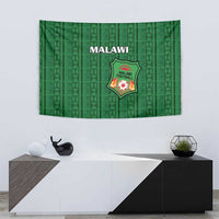 Malawi Football Tapestry Come On Flames - Green - Wonder Print Shop