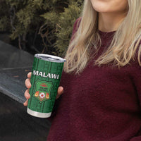 Custom Malawi Football Tumbler Cup Come On Flames - Green - Wonder Print Shop