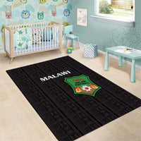 Malawi Football Area Rug Come On Flames - Black - Wonder Print Shop