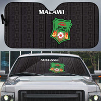 Malawi Football Auto Sun Shade Come On Flames - Black - Wonder Print Shop