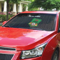 Malawi Football Auto Sun Shade Come On Flames - Black - Wonder Print Shop