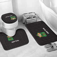 Malawi Football Bathroom Set Come On Flames - Black - Wonder Print Shop