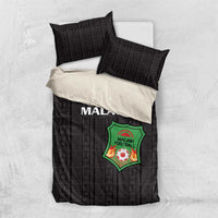Malawi Football Bedding Set Come On Flames - Black - Wonder Print Shop