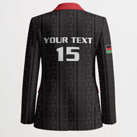 Custom Malawi Football Blazer Come On Flames - Black - Wonder Print Shop