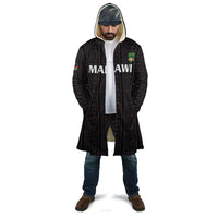 Custom Malawi Football Cloak Come On Flames - Black - Wonder Print Shop