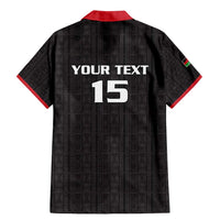 Custom Malawi Football Family Matching Mermaid Dress and Hawaiian Shirt Come On Flames - Black - Wonder Print Shop