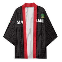 Custom Malawi Football Kimono Come On Flames - Black - Wonder Print Shop