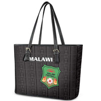 Malawi Football Leather Tote Bag Come On Flames - Black - Wonder Print Shop