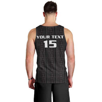 Custom Malawi Football Men Tank Top Come On Flames - Black - Wonder Print Shop