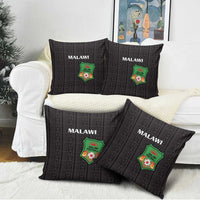 Malawi Football Pillow Cover Come On Flames - Black - Wonder Print Shop