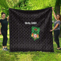 Malawi Football Quilt Come On Flames - Black - Wonder Print Shop