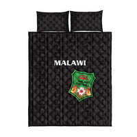 Malawi Football Quilt Bed Set Come On Flames - Black - Wonder Print Shop