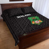 Malawi Football Quilt Bed Set Come On Flames - Black - Wonder Print Shop