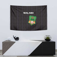 Malawi Football Tapestry Come On Flames - Black - Wonder Print Shop