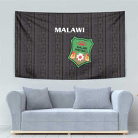Malawi Football Tapestry Come On Flames - Black - Wonder Print Shop