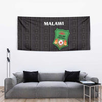 Malawi Football Tapestry Come On Flames - Black - Wonder Print Shop