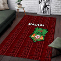 Malawi Football Area Rug Come On Flames - Red - Wonder Print Shop