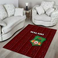 Malawi Football Area Rug Come On Flames - Red - Wonder Print Shop
