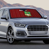 Malawi Football Auto Sun Shade Come On Flames - Red - Wonder Print Shop