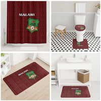Malawi Football Bathroom Set Come On Flames - Red - Wonder Print Shop