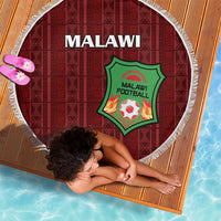 Malawi Football Beach Blanket Come On Flames - Red - Wonder Print Shop