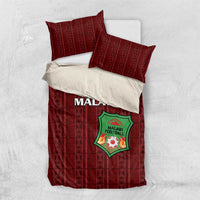 Malawi Football Bedding Set Come On Flames - Red - Wonder Print Shop