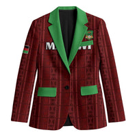 Custom Malawi Football Blazer Come On Flames - Red - Wonder Print Shop
