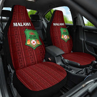 Malawi Football Car Seat Cover Come On Flames - Red - Wonder Print Shop